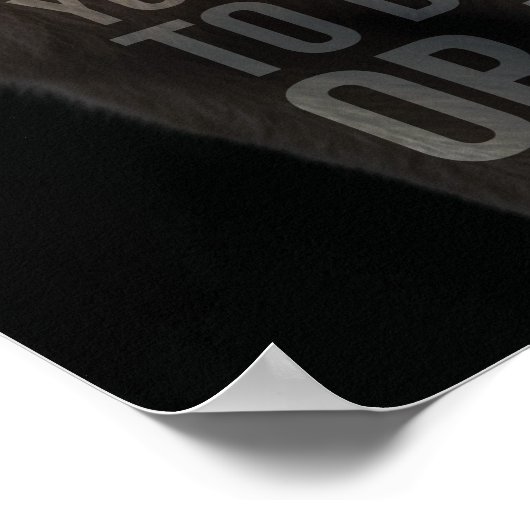 Schaf gegen Wolf - Erfolg, Hustle, Fitness, Untern Poster (Ecke)