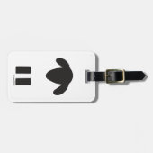 Schaf-Gepäckanhänger Gepäckanhänger (Vorderseite horizontal)