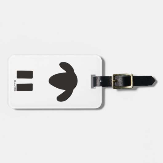 Schaf-Gepäckanhänger Gepäckanhänger (Vorderseite horizontal)