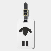 Schaf-Gepäckanhänger Gepäckanhänger (Vorderseite vertikal)