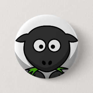 Schaf-Haut Button