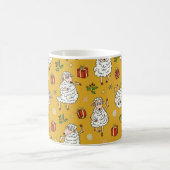 Schaf Hintergrund Vintage Kaffeetasse (Mittel)