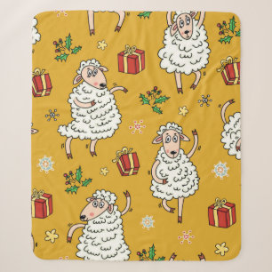Schaf Hintergrund Vintage Sherpadecke