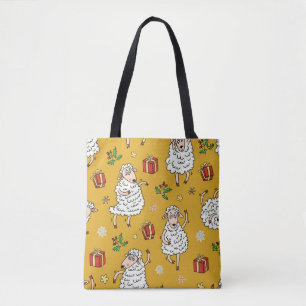 Schaf Hintergrund Vintage Tasche