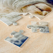 Schaf in Astronautenanzug schwebend im Weltraum Puzzle (Seite)