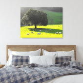 Schaf in der Morgensonne Leinwanddruck (Insitu (Schlafzimmer))