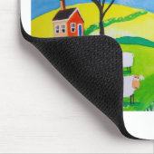 SCHAF-KUH-VOLKSmalerei Mousepad (Ecke)