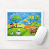 SCHAF-KUH-VOLKSmalerei Mousepad (Mit Mouse)