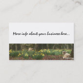 Schaf-Lamm-RAM-Vieh-Ranch Visitenkarte (Rückseite)