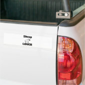 Schaf-Liebhaber Autoaufkleber (Auf Lkw)