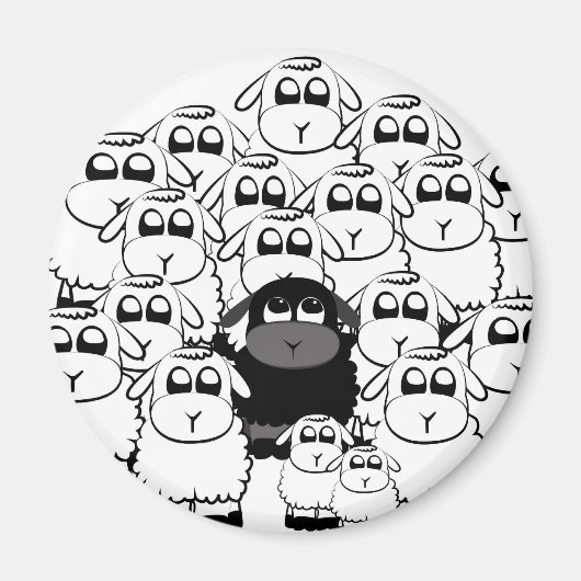 Schaf Magnet (Vorne)