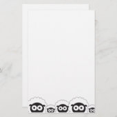 Schaf-Menge Briefpapier (Vorne/Hinten)
