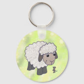 Schaf mit Maus Schlüsselanhänger (Rückseite)