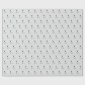 Schaf Muster Farm rustikale graue Wasserfarbe Geschenkpapier (Flach)