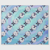 Schaf-Muster Geschenkpapier (Flach)
