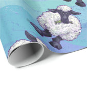 Schaf-Muster Geschenkpapier (Rolleneckpunkt)