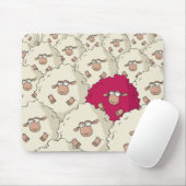Schaf-Muster Mousepad (Mit Mouse)