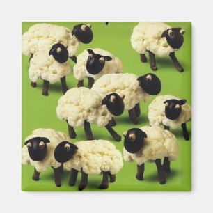 Schaf-Nahrung Magnet