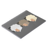 Schaf-Notizbuch Notizblock (Linke Seite)