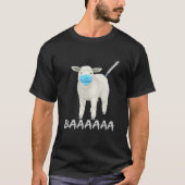 Schaf- oder Schaf-Impfstoff und -Maske T-Shirt (Vorderseite)