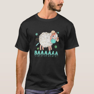 Schaf- oder Schaf-Impfstoffmaske T-Shirt
