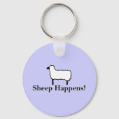 Schaf passiert! schlüsselanhänger (Vorderseite)