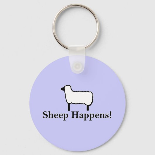 Schaf passiert! schlüsselanhänger (Vorderseite)