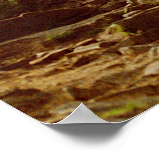 Schaf ruhig in Stille auf dem Berg Desiderata Poster (Ecke)