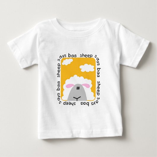 Schaf sagt Blöken-T-Shirts und Geschenke Baby T-shirt (Vorderseite)