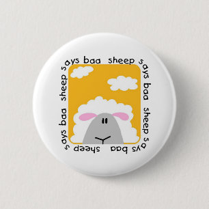 Schaf sagt Blöken-T-Shirts und Geschenke Button
