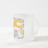 Schaf sagt Blöken-T-Shirts und Geschenke Mattglastasse (VorderseiteRechts)
