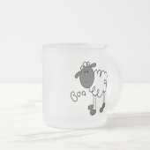 Schaf sagt Blöken-T-Shirts und Geschenke Mattglastasse (VorderseiteRechts)