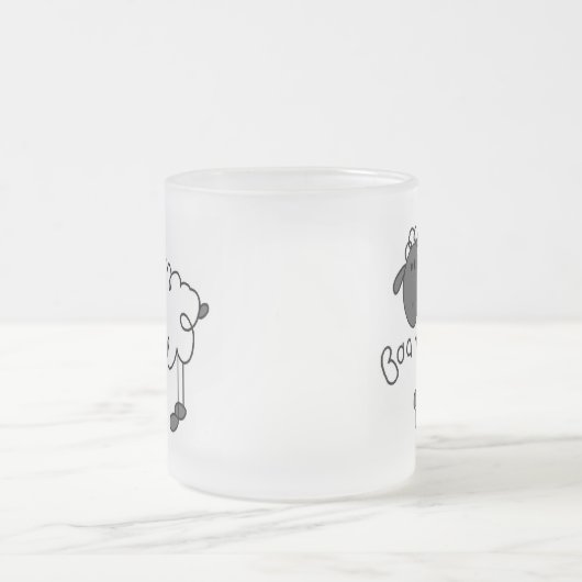 Schaf sagt Blöken-T-Shirts und Geschenke Mattglastasse (Mittel)