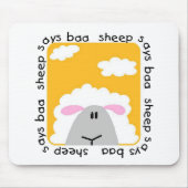 Schaf sagt Blöken-T-Shirts und Geschenke Mousepad (Vorne)