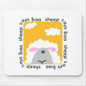 Schaf sagt Blöken-T-Shirts und Geschenke Mousepad (Vorne)