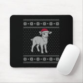 Schaf Santa Hut  Mousepad (Mit Mouse)