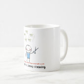 Schaf-Scherspezialisten-Tasse Kaffeetasse (VorderseiteRechts)