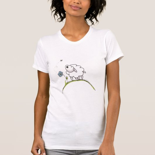 Schaf-Shirt T-Shirt (Vorderseite)