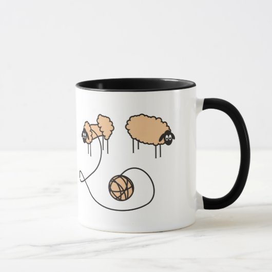 Schaf-Spaß-Tasse Tasse (Rechts)