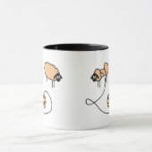 Schaf-Spaß-Tasse Tasse (Zentrum)