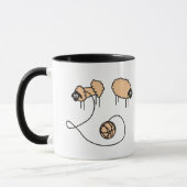 Schaf-Spaß-Tasse Tasse (Links)