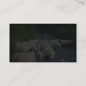 Schaf-Straßen-Lämmer Visitenkarte (Rückseite)