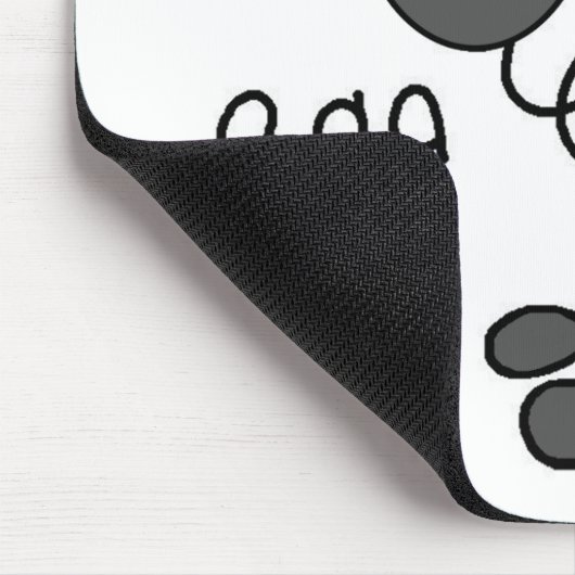 Schaf-Strichmännchen Mousepad (Ecke)