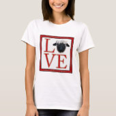 Schaf-T-Shirt Liebe-Wallis Blacknose T-Shirt (Vorderseite)