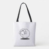 Schaf-Taschentasche Tasche (Rückseite)