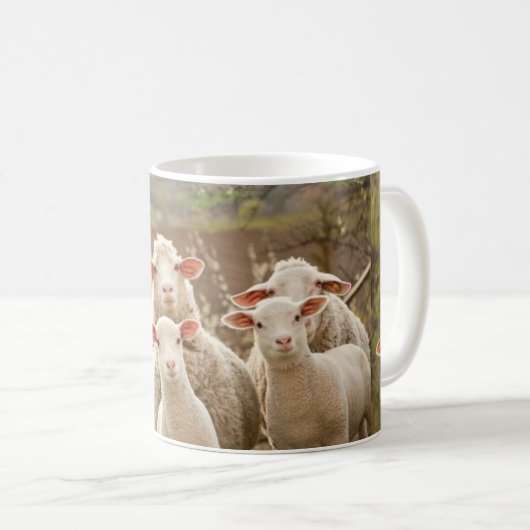 SCHAF-TASSE KAFFEETASSE (VorderseiteRechts)