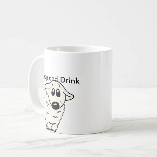 Schaf-Tasse Kaffeetasse (Vorderseite Links)