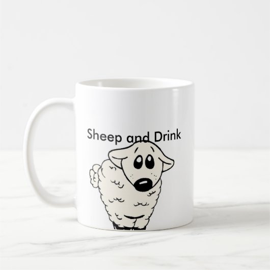 Schaf-Tasse Kaffeetasse (Links)