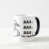 Schaf-Tasse Verwandlungstasse (VorderseiteRechts)