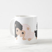 Schaf-Tasse - Weiß 11-Unze-klassische weiße Tasse (Vorderseite Links)